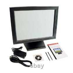 15Inch LCD Touch Screen Mointor USB VGA Monitor For Cash/Inventory Management