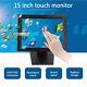 15inch Tft-lcd Touch Screen Monitor Usb Vga With Pos Stand For Restaurant Retail