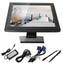 17Commercial Touch Screen LCD Monitor With Multi-Position POS Stand For PC/POS