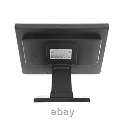 17'' POS Touch Screen POS Monitor LCD Display USB Multimedia Restaurant+Stand UK