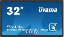 Iiyama ProLite TF3239MSC-B1AG 32 Full HD AMVA3 Touchscreen Monitor 32 Display