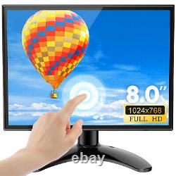 Miktver 8 inch Touchscreen Monitor, HD 1024768, IPS LCD Screen Support HDMI&VGA